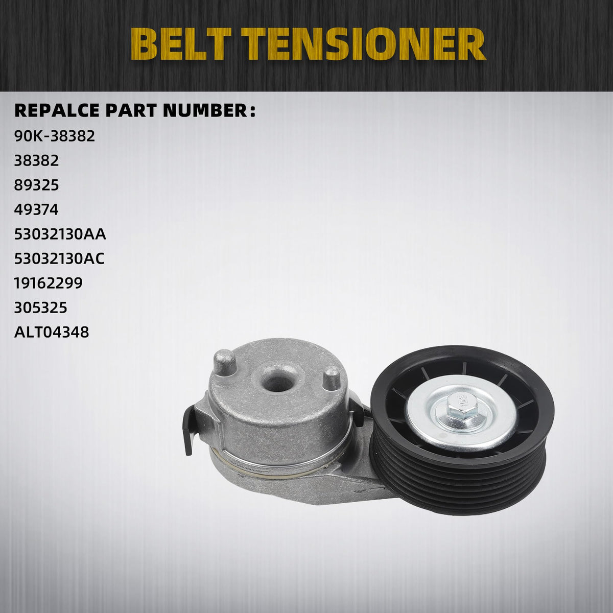Dasbecan Engine Serpentine Drive Belt Tensioner Idler Pulley Kit
