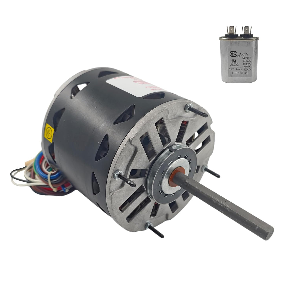 DL1056 Direct Drive Blower Fan Motor 1/2 HP 1075 RPM 3-Speeds 115V