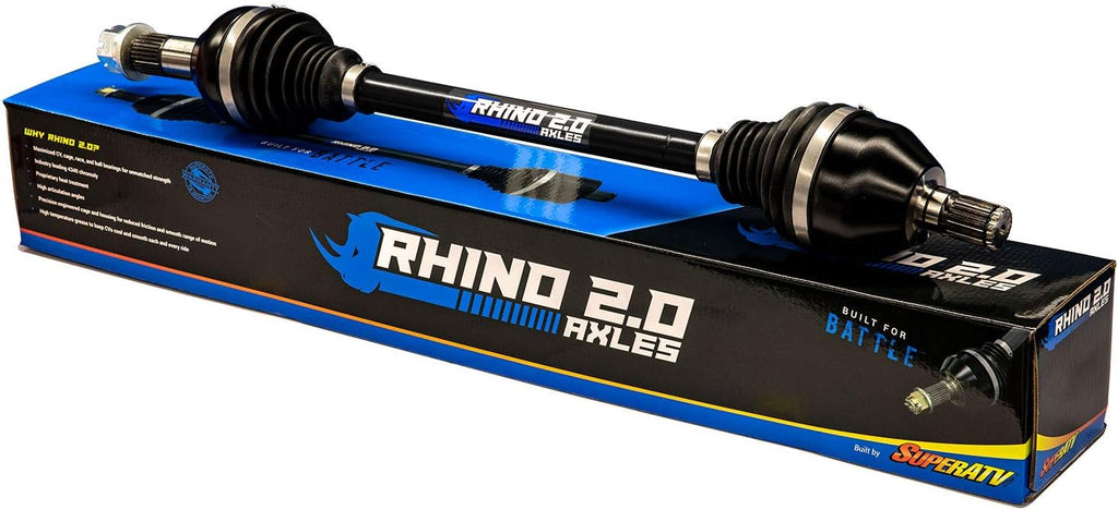 SuperATV Rhino 2.0 Front Axle for Can Am Maverick X3 Models