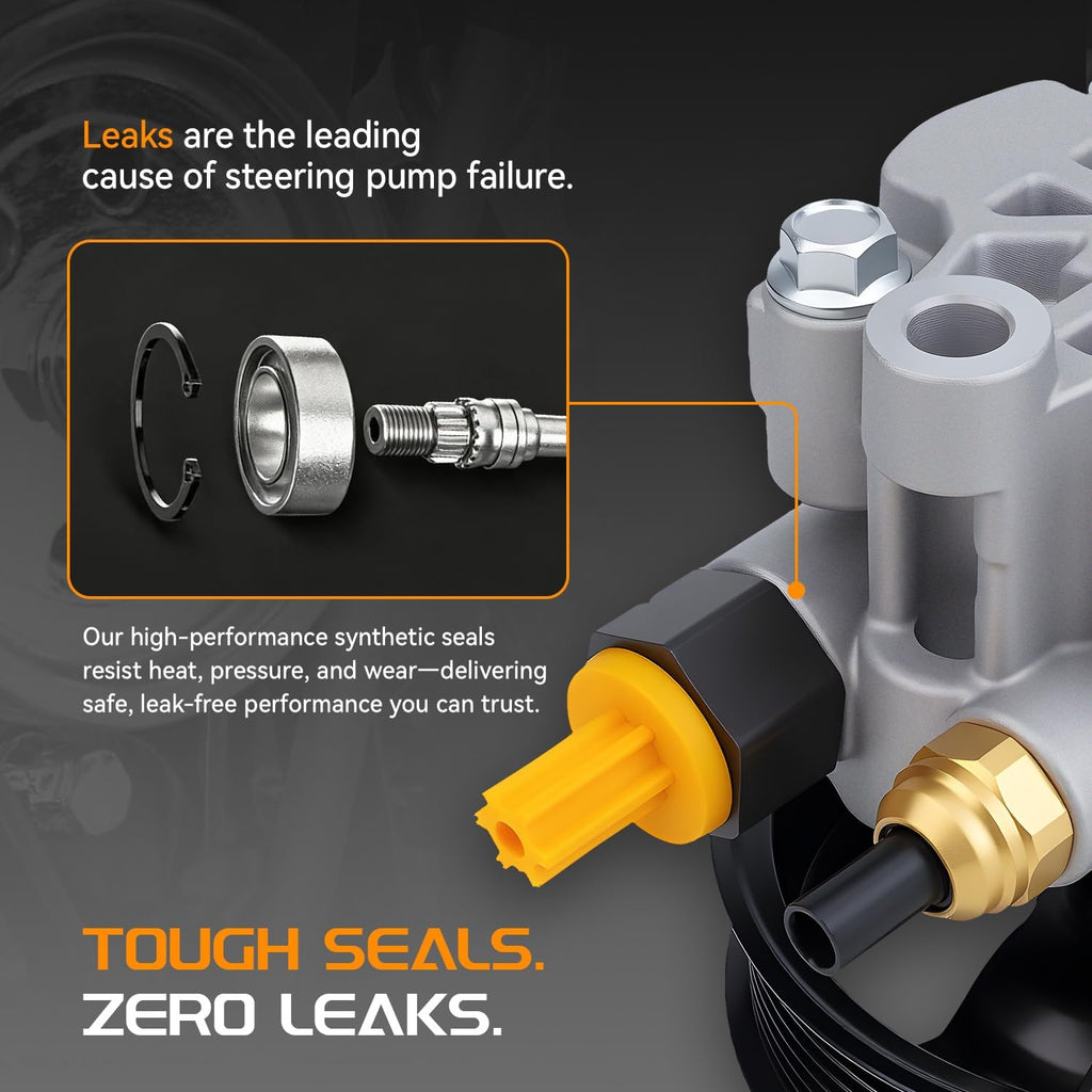 Power Steering Pump with Pulley for Toyota Tacoma