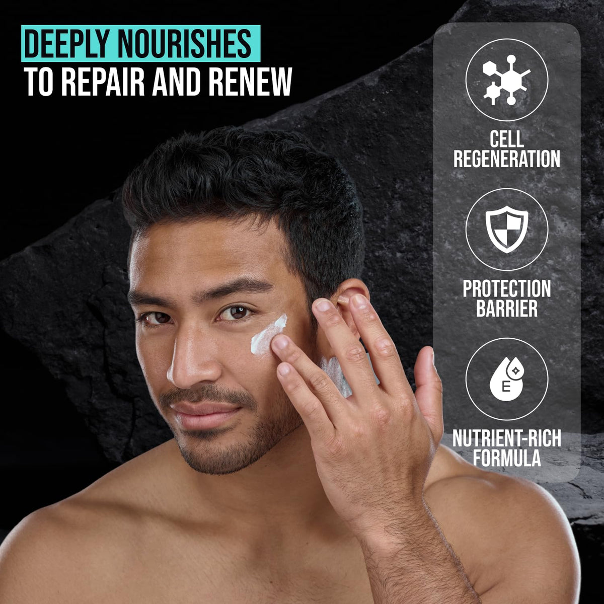 Mens Face Moisturizer Cream - Anti-Aging & Wrinkle Cream with Retinol, 4 OZ