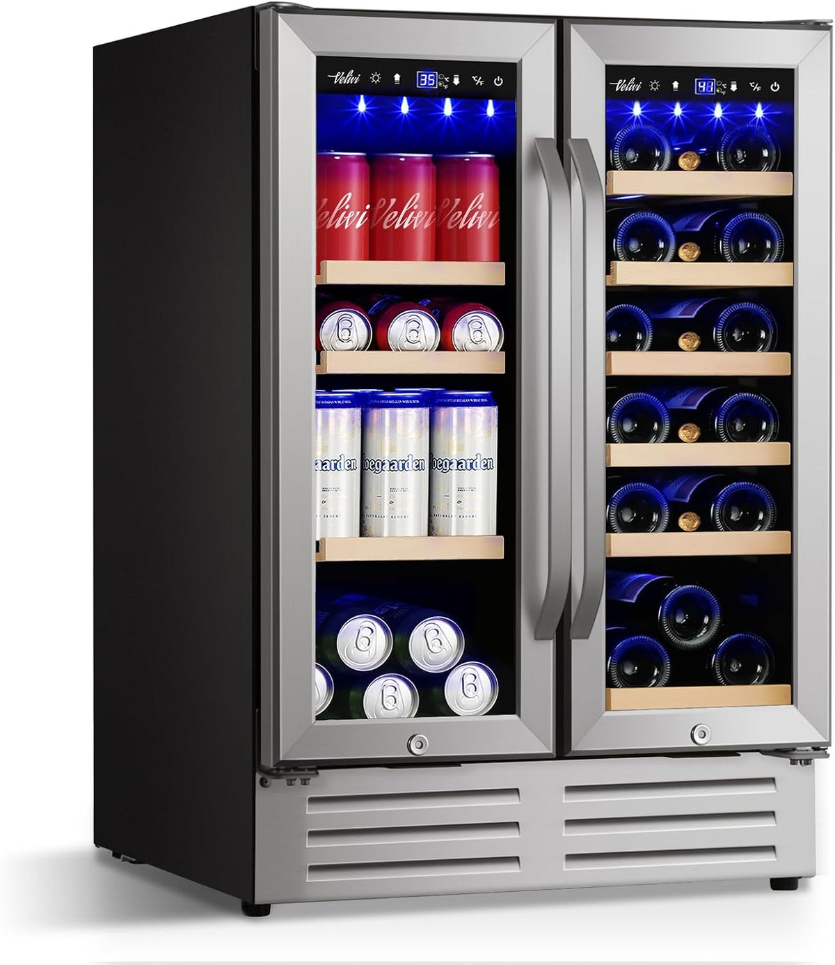 24''Beverage Refrigerator Undercounter Wine and Beverage Fridge