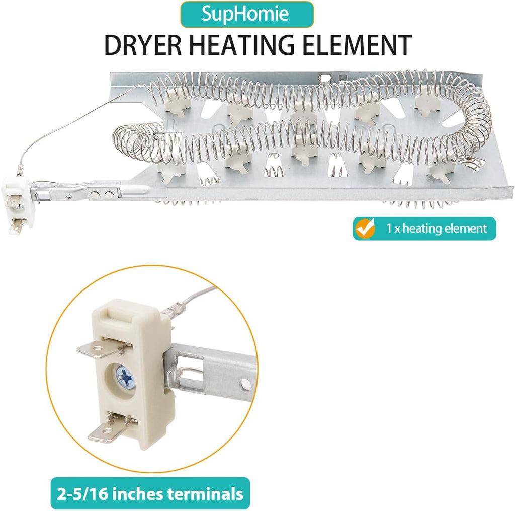 WED7500GC0 WED8127LC1 WED75HEFW1 Dryer Heating Element Kit for Whirlpool