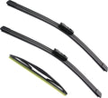 3 Factory Wiper Blade Replacement for Subaru Ascent 2019 2020 2021 2022 2023 2024 2025 Original Equipment Windshield
