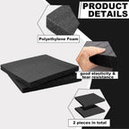 2 Pcs Polyethylene Foam Sheets 8 x 16 x 1.5 Inch