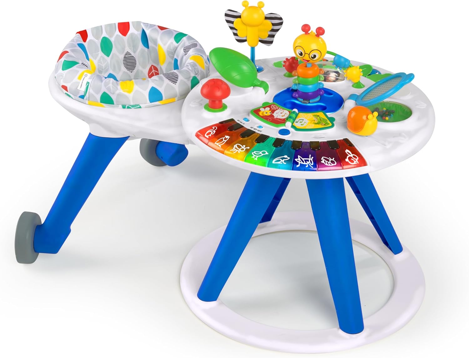 4-in-1 Activity Center & Walker with Piano, Age 6M+ | 4 ways to grow: walker, discovery table, art table & floor
