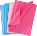 80 Sheets Pink Blue Tissue Paper Bulk for Gift Wrapping Gift Bags