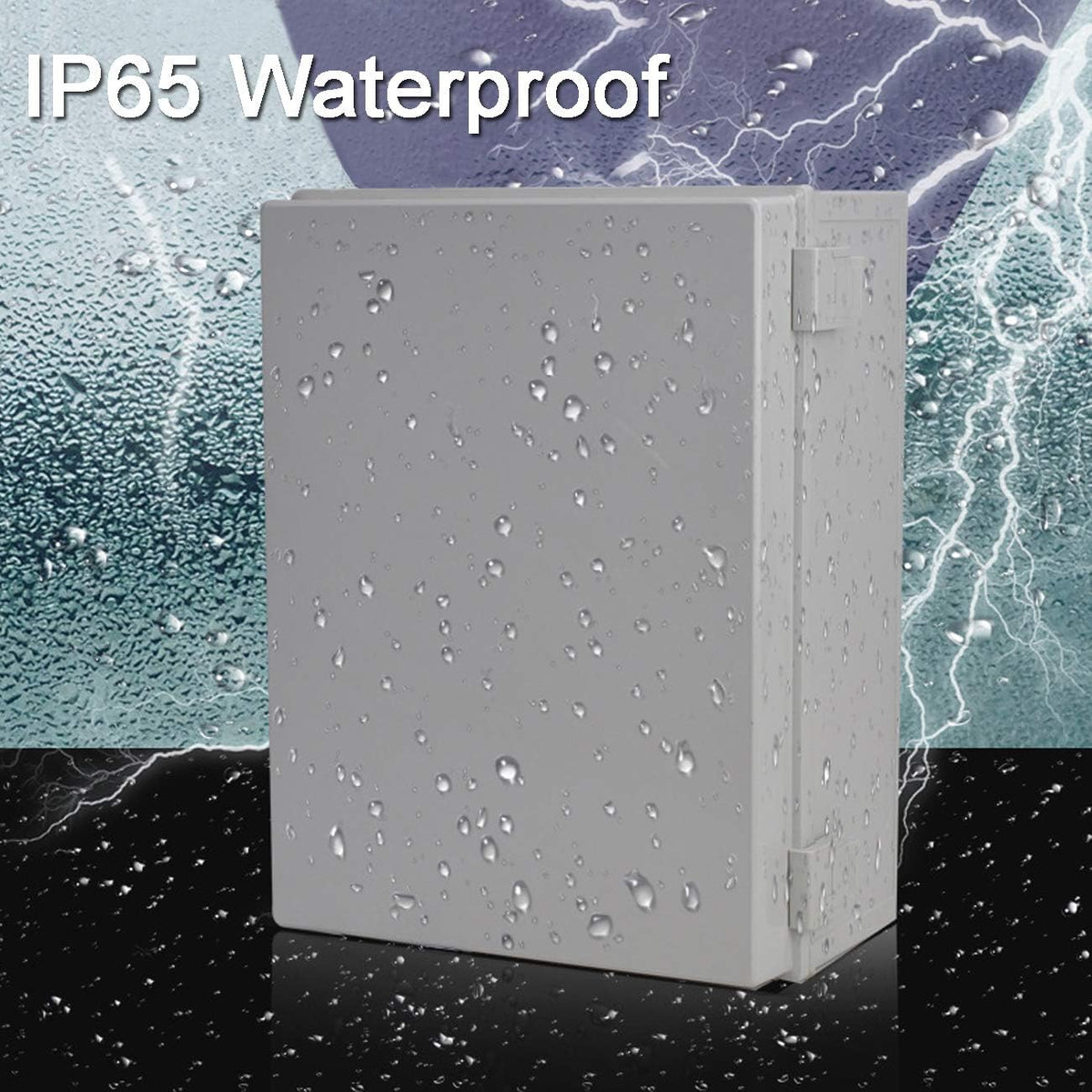 Ogrmar 11.8"x7.8"x6.3" ABS Plastic Dustproof IP65 Waterproof Junction Box