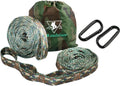 XL Hammock Straps - 12ft Camo Tree Straps, 12+1 Adjustable Loops, 2 Carabiners Included with 1000lbs Fit for Any