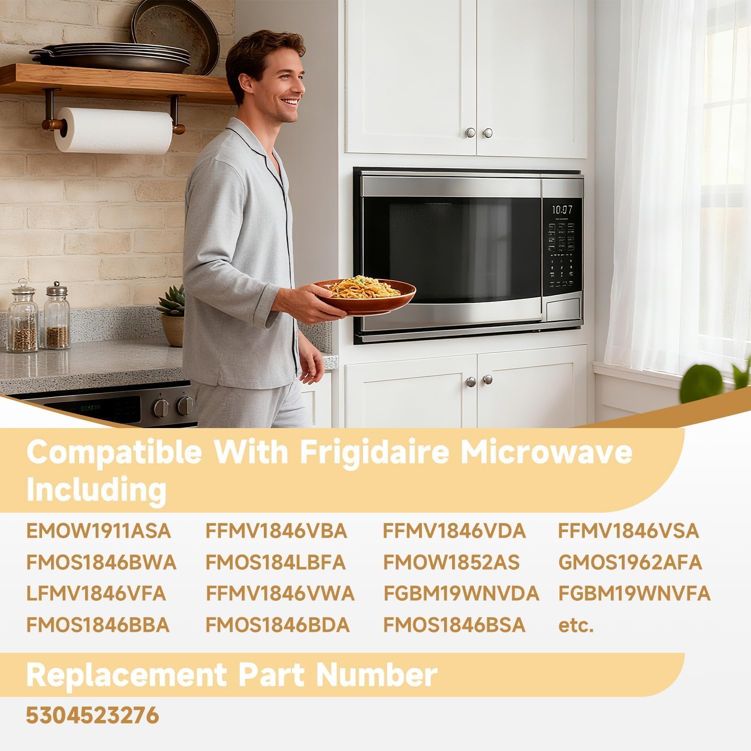 Microwave Waveguide Cover Mica Sheet Compatible with Frigidaire FFMV1846VSA FGBM19WNVFA FMOS184LBFA GMOS1962AFA