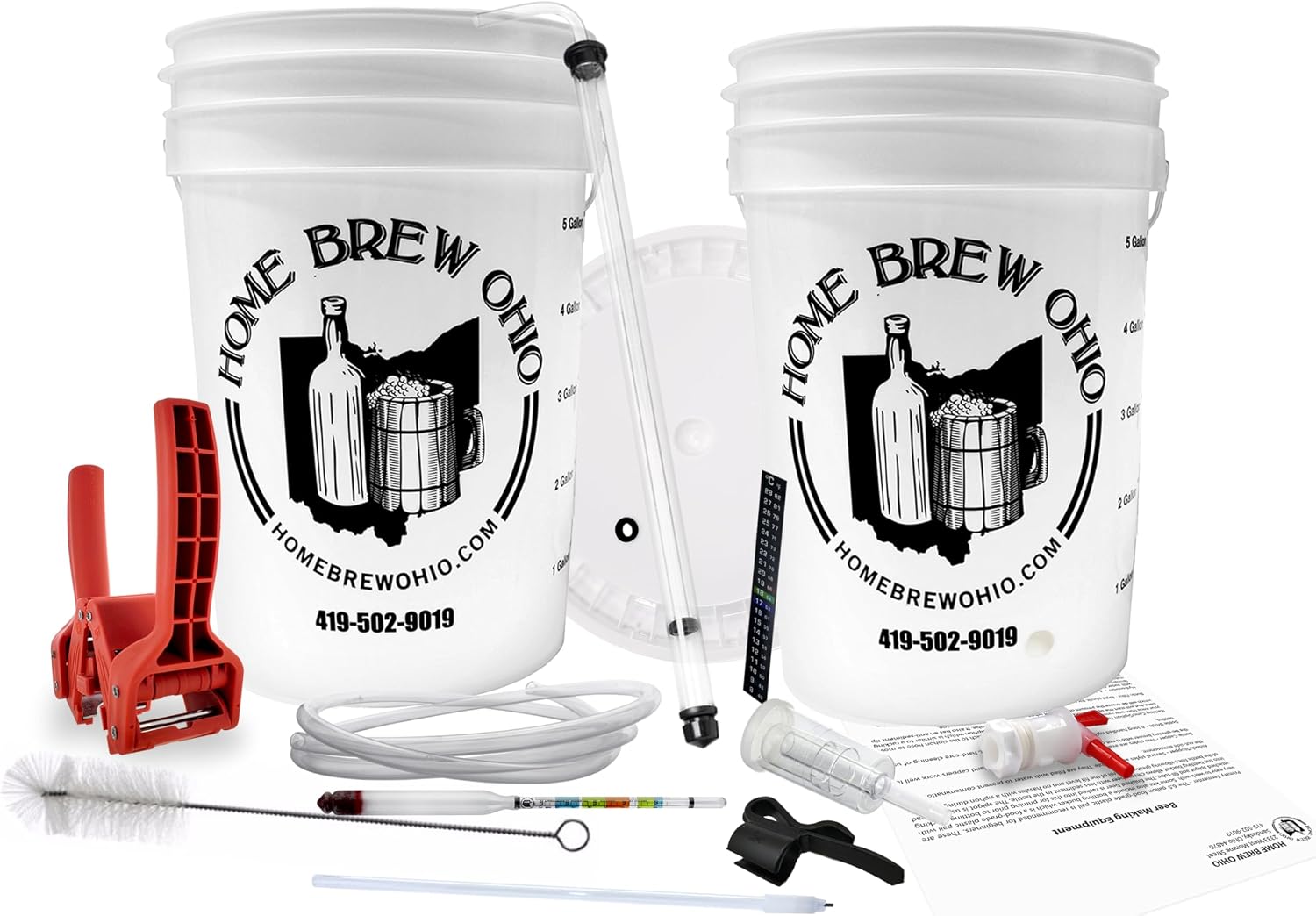 Essential 5 Gallon Beer Brewing Equipment Kit