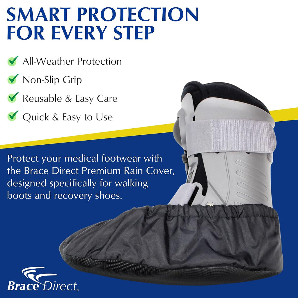 Walking Boot Cover, Waterproof Rain Cover for Medical Boots