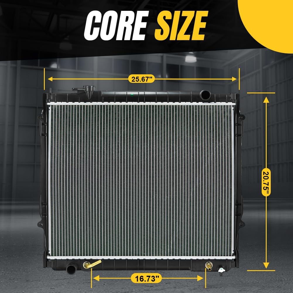 SPELAB Radiator CU1778 Compatible with Toyota