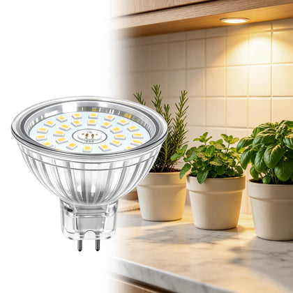 MR16 Full Spectrum LED Grow Light Bulb 6W GU5.3 for Indoor Plants