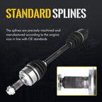 KUSATEC Front CV Axle Shaft Assembly, Replace# 66-4232 66-4233