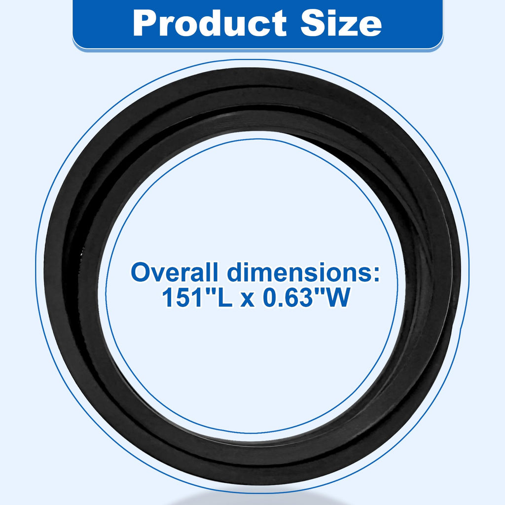 167148 Mower Deck Belt Replacement for King KUTTER RFM-72