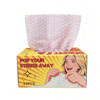 Creative Fidget Heart Bubble Wrap Stress Relief Sheets 25 Pack