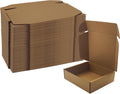 Brown Shipping Boxes 7x6x2 Inch 50 Pack, Corrugated Packaging Boxes
