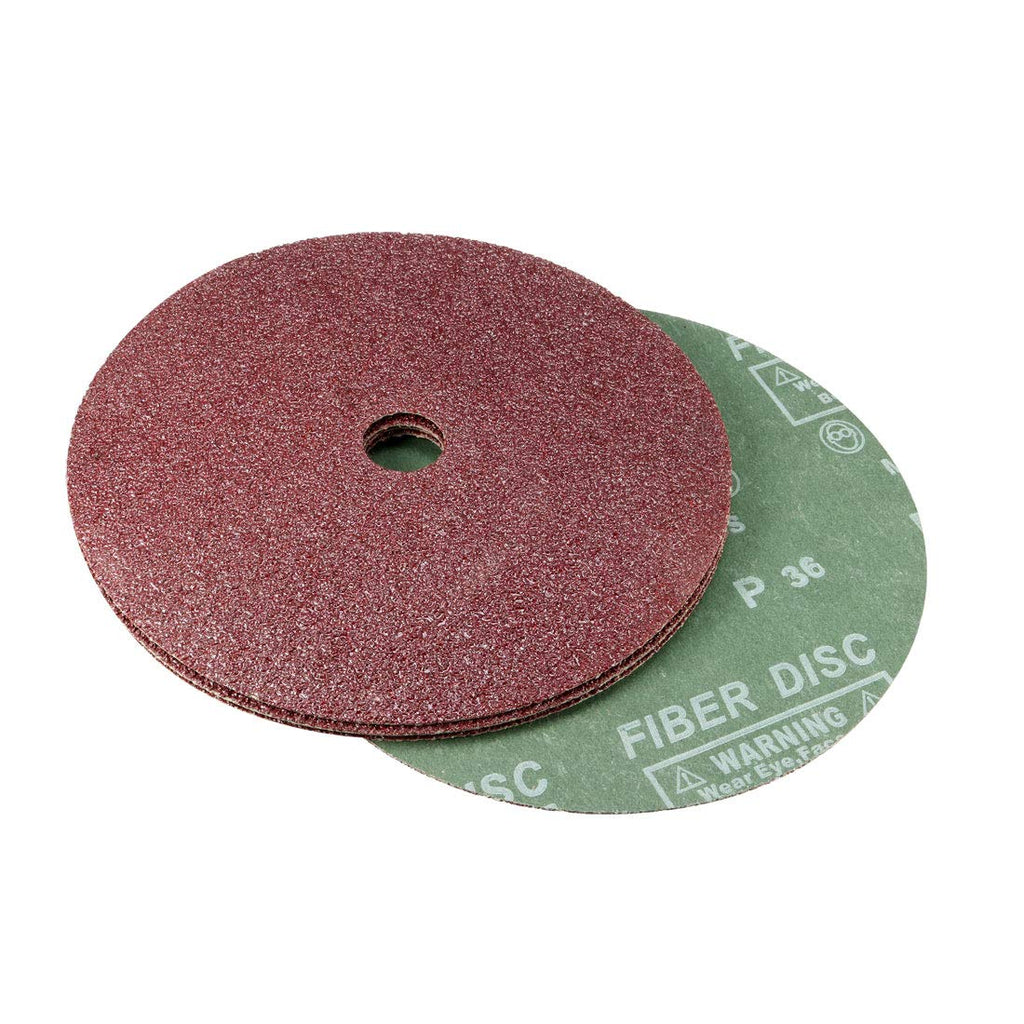 uxcell 7" x 7/8" Resin Fiber Discs 36 Grit Sanding Grinding Discs,5 Pack