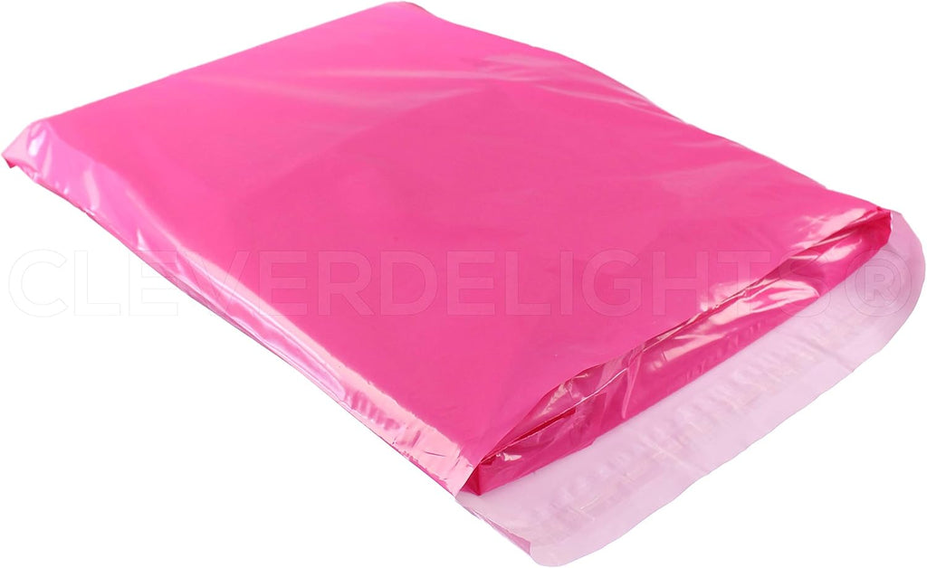 19" x 24" Hot Pink Poly Mailers - 100 Pack