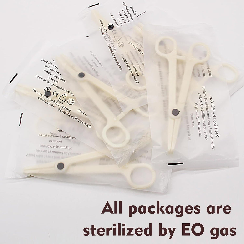 Body Piercing Kit - 43Pcs Professional Piercing Tool Kit with 12G 14G 16G 18G 20G Piercing Needles, Clamps for Ear