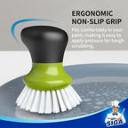 Dish Scrub Brush, Palm Brush Dish Scrubber, Green, Pack of 2