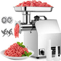 #22 Commercial Meat Grinder,1100 LB/H (19 LBS/Min),1.2HP Heavy-Duty Industrial Grinding Machine with Sausage Stuffing