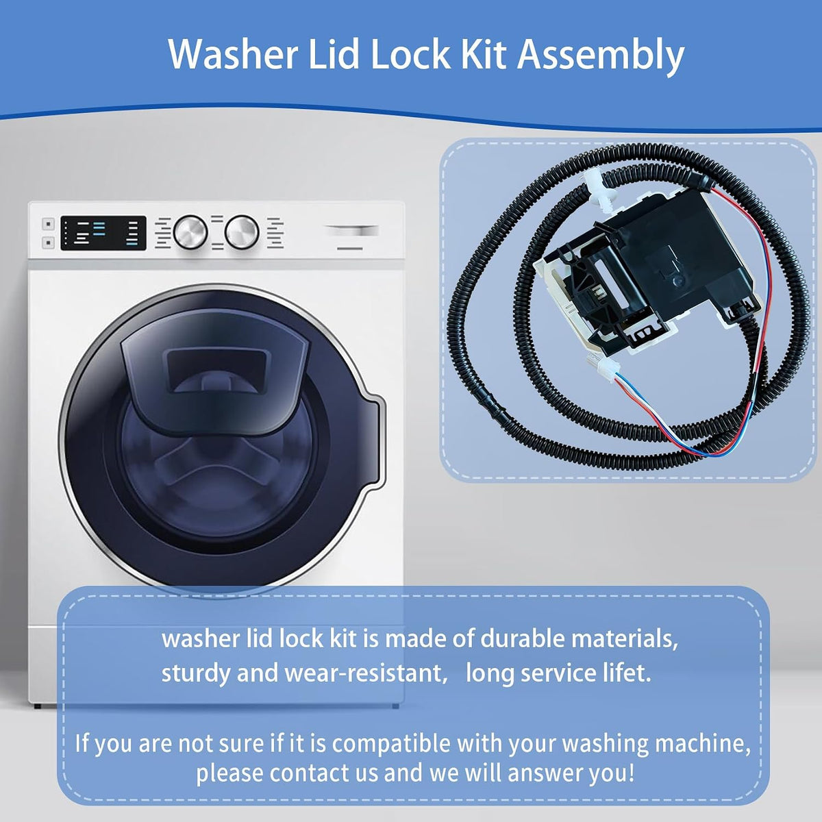 MVW4505MW1 MVW5430MW1 MVW4505MW2 MVW4505MW0 Washer Lid Lock
