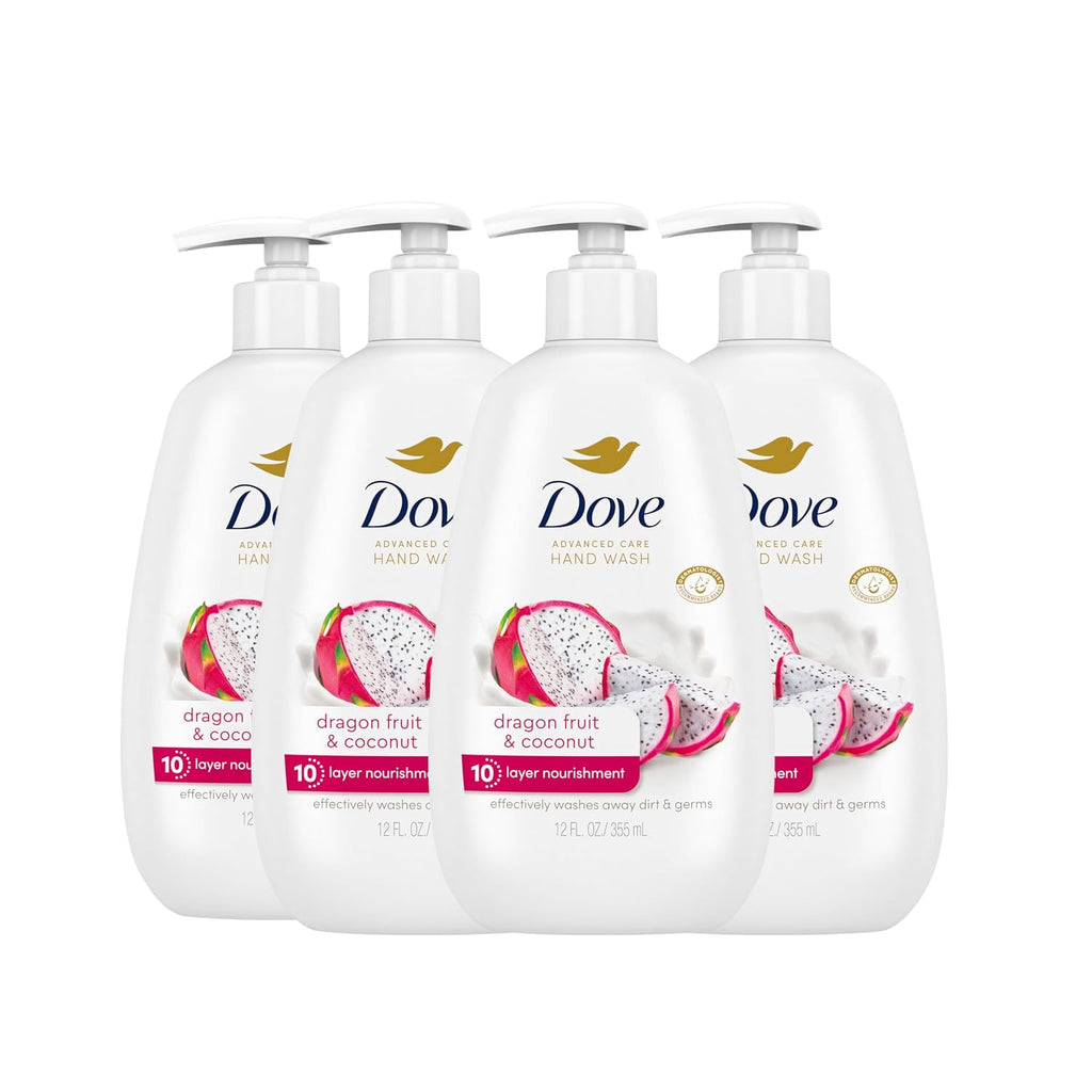Advanced Care Hand Wash 4 Count, Dragonfruit & Coconut