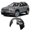Fender Liner Splash Shield Front Driver Side For 2014-2018 Jeep Cherokee without Off Road Package OEM Direct Replacement 68209679AE