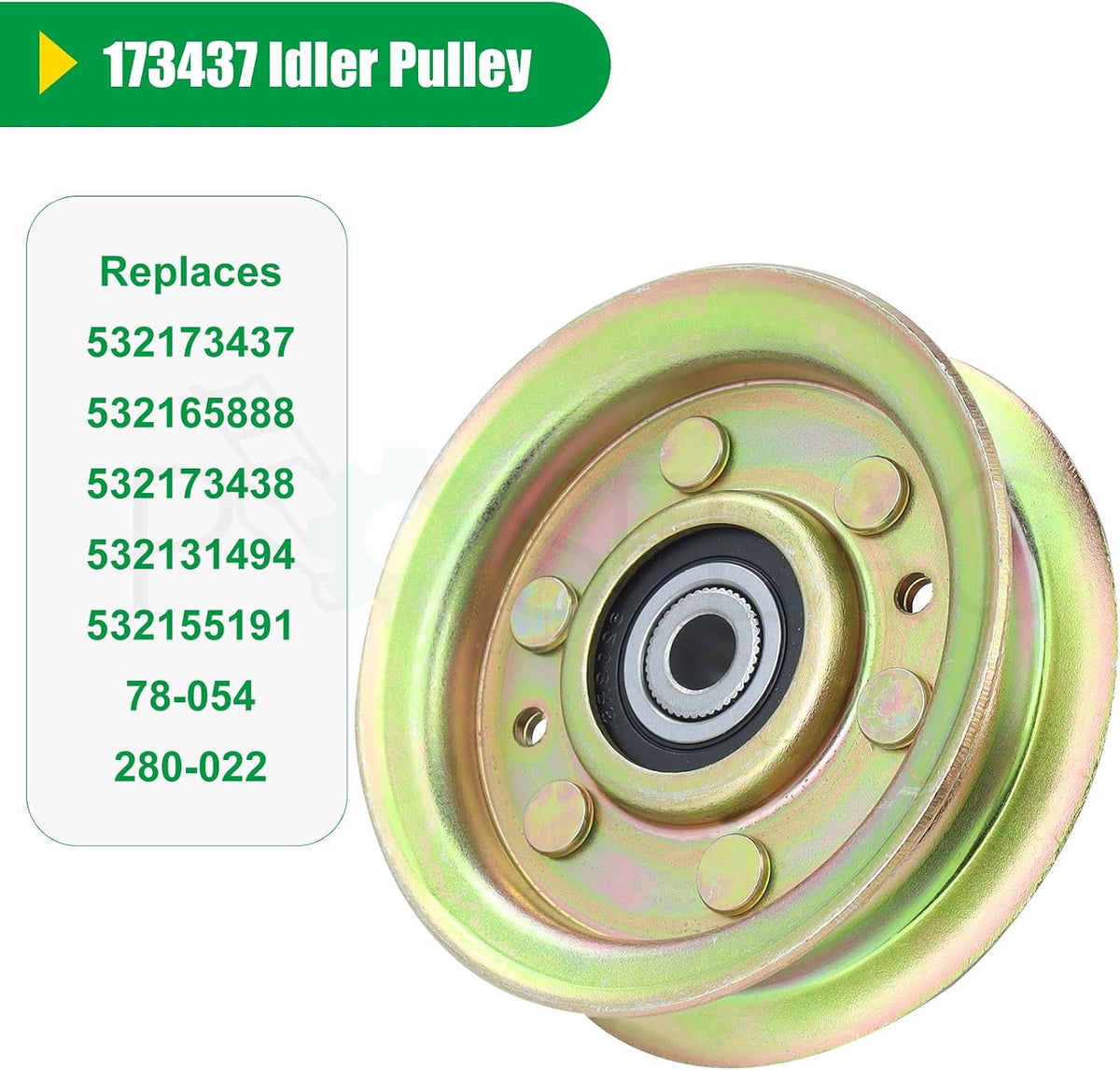 131494 Idler Pulley for Craftsman 42 Inch LT1000 LT2000 Mower Decks