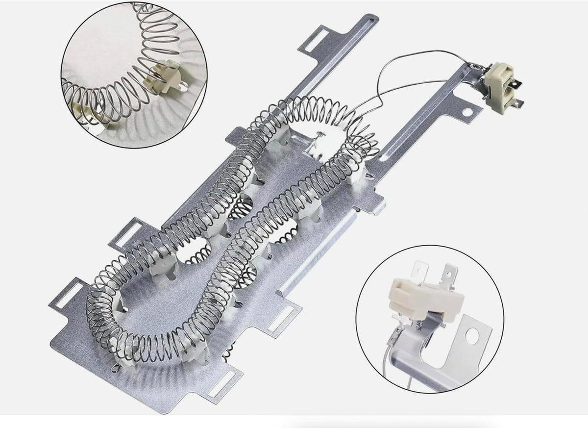 Compatible Dryer Heater Heating Element for Kenmore WED7505FW0,WED7540FW0,WED7590FW0,WED7600XW0 models