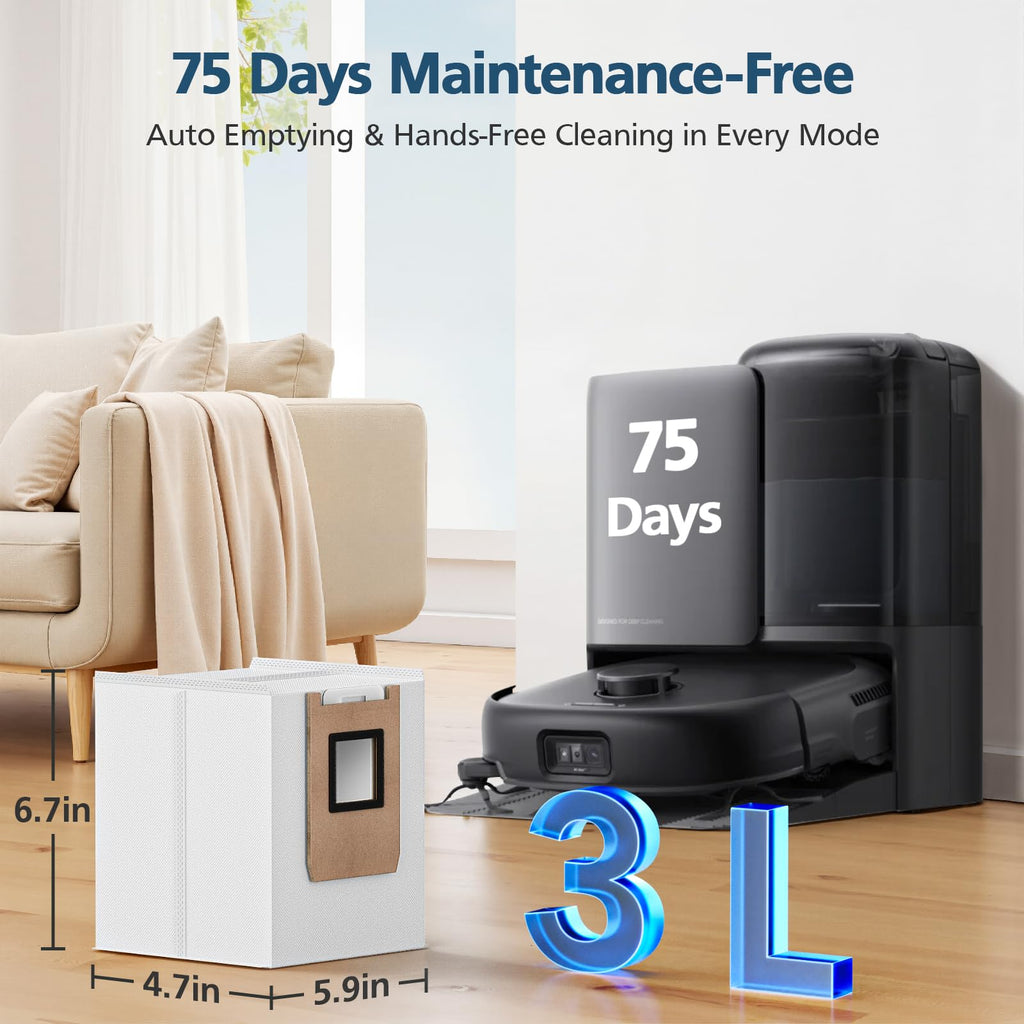 C28 / E25 / E28 Dust Bag, 20 Pcs Vacuum Bags for Eufy C28 E25, E28, E20