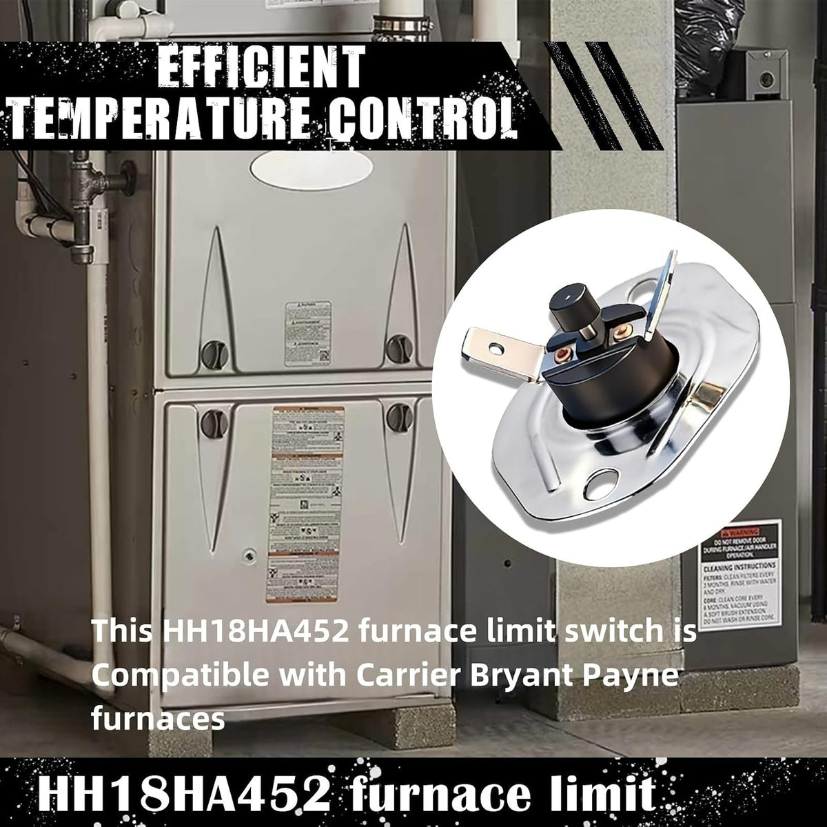Furnace Flame Rollout Limit Switch Fit for Carrier Bryant Payne HH18HA452