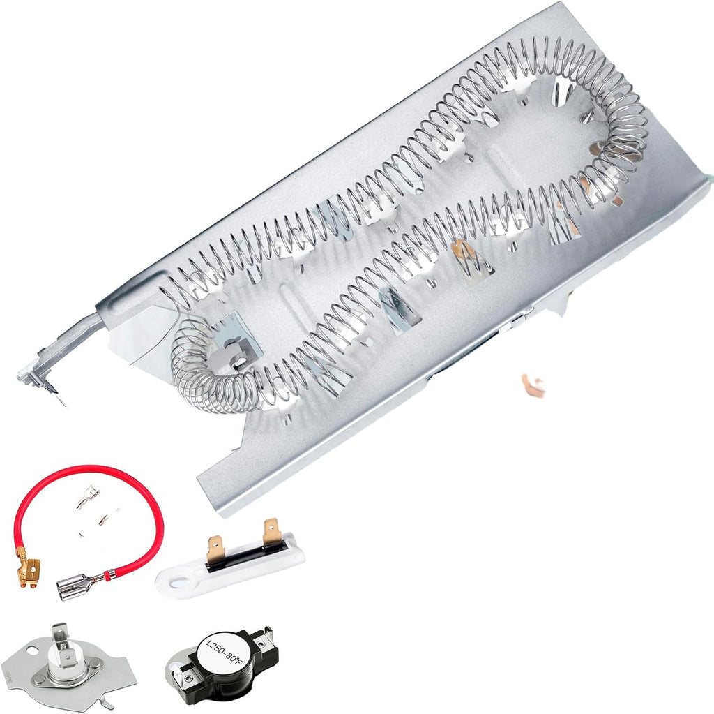 Dryer Heating Element Kit MED6230HW3 Replacement Component Compatible with Maytag