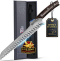 2026 New Upgraded Offset Bread Knife for Homemade Bread, 10.5 Inch