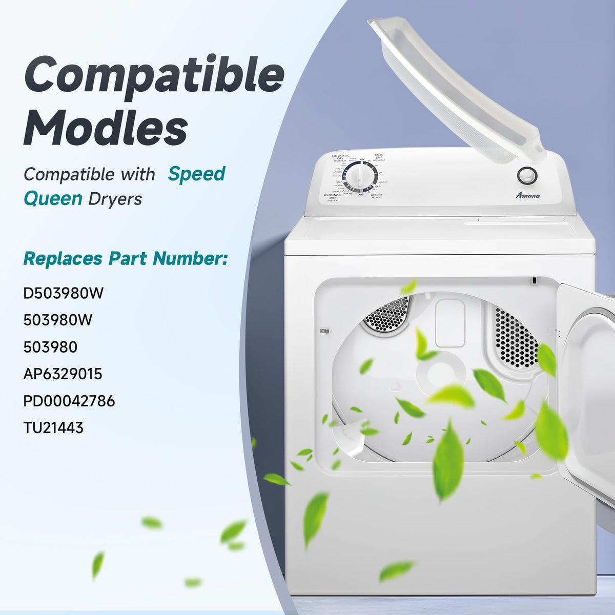 503980W Dryer Lint Filter Replacement Compatible with Speed Queen