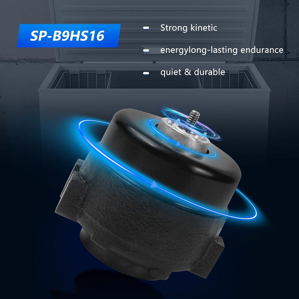 SP-B9HS16 Condenser Fan Motors, 800402 Motor, 9 W Condenser Motor