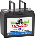 UPLUS U1 Riding Lawn Mower Battery, 12V 280CCA Garden Tractors Battery | Maintenance Free AGM Batteries, Fit for John