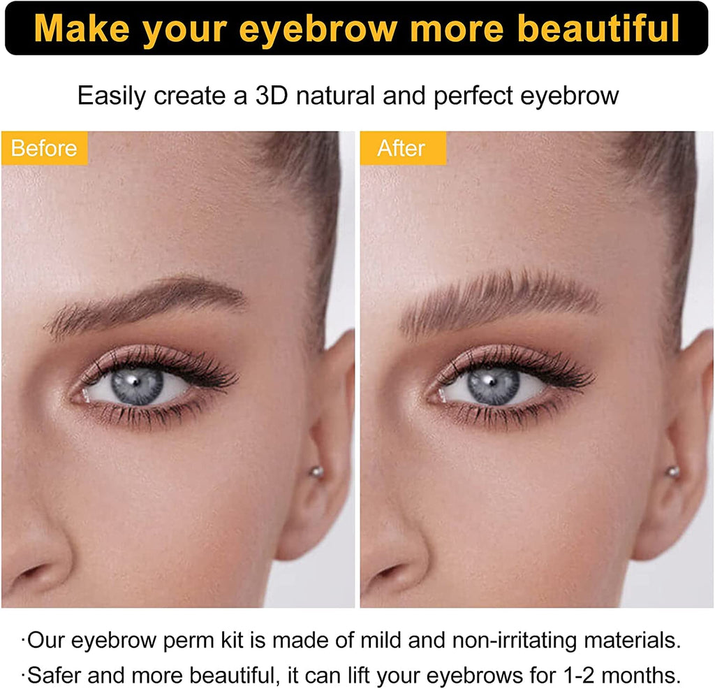 5-in-1 Lash Lift & Eyebrow Lamination Kit - Professional DIY Eyelash Curler & Perm Kit Eyelash Lift Kit &, At-Home
