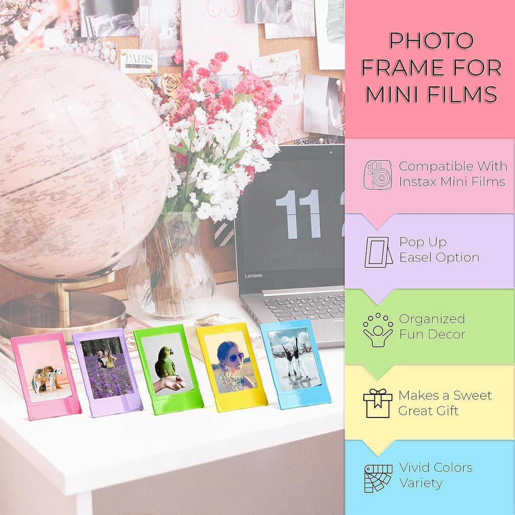 Instax Mini 12 Instant Camera Bundle with Fujifilm Instax Mini Instant Film Value Pack (60 Sheets) with Accessories