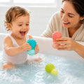 Sensory Squeeze Water Bathtub Toy for Toddlers 1-3, 3PCS Silicone Pool Toy | Detachable Textured Squirt Toys For 18+