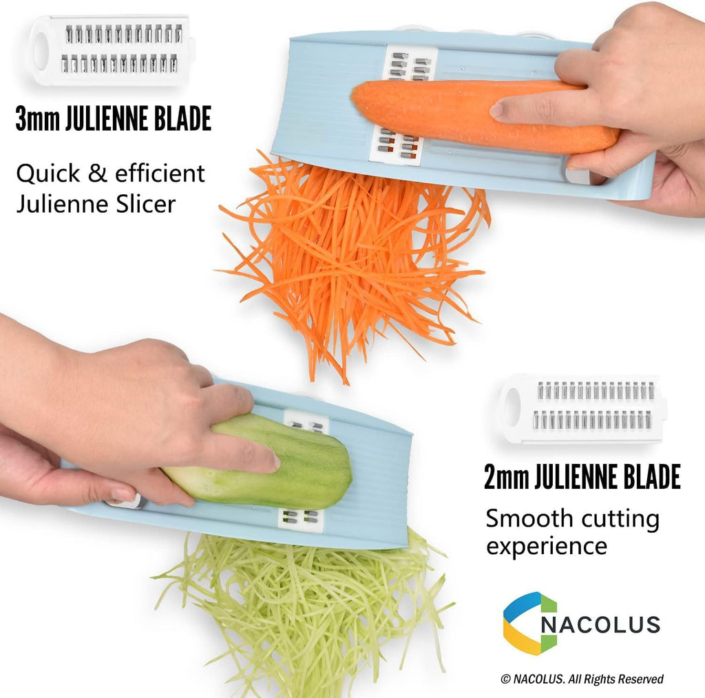 Handheld Mandoline Slicer for Kitchen, Vegetable Slicer Multi Blade Potato Chip, Veggie shredder, Vegetable Cutter