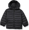 Boys and Toddlers' Lightweight Water-Resistant Packable Hooded Insulated Puffer Jacket