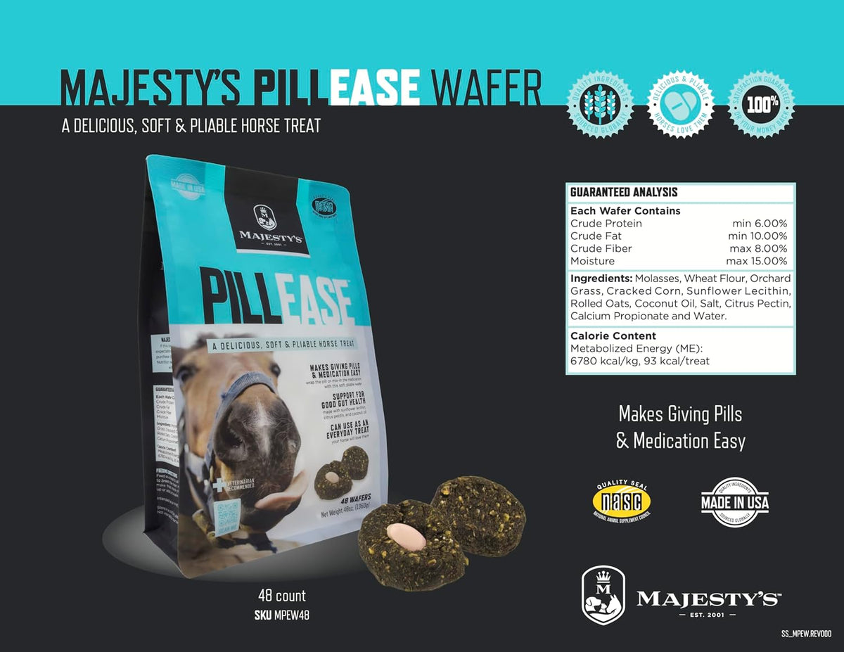 PillEase Horse Treats | A Delicious Soft and Pliable No Bake Cookie Horse Treat | Makes Giving Pills & Medication