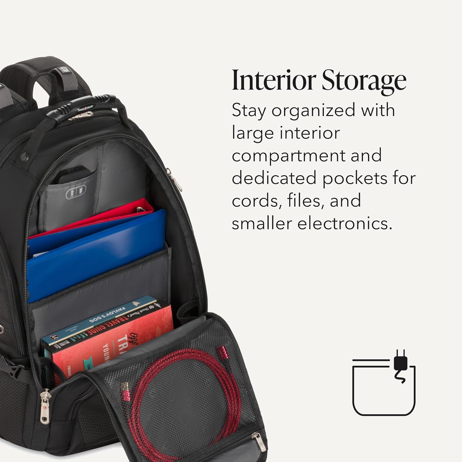 1900 ScanSmart Laptop Backpack, Fits Most 17-Inch Laptops, TSA-Friendly Lay-Flat Design, RFID Protection, and Tablet