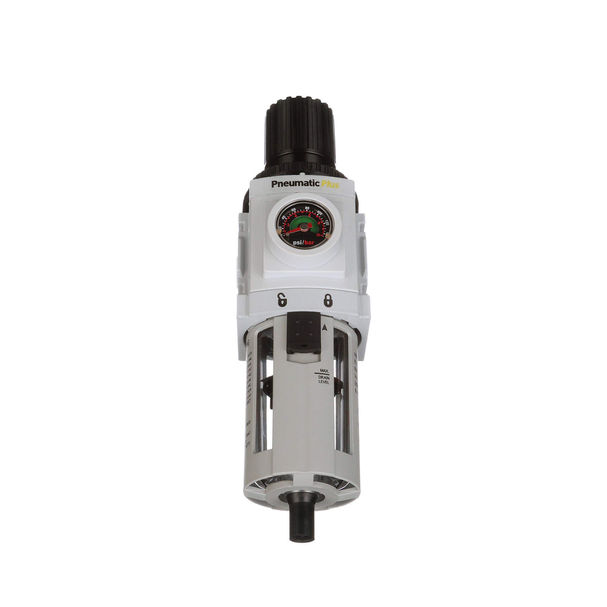 PneumaticPlus PPP3-N02BG Air Filter Regulator Combo 1/4" NPT, 5 Micron