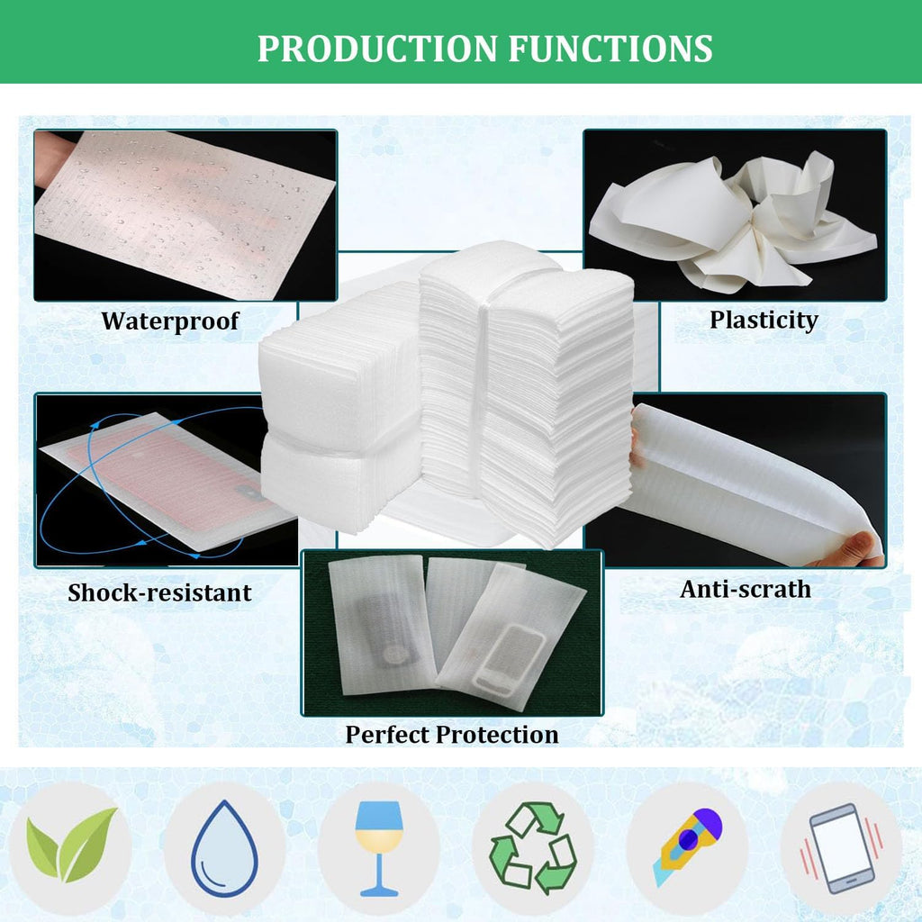 4x6Inch Cushion Foam Pouches 100pcs, Small Foam Wrap Pouches