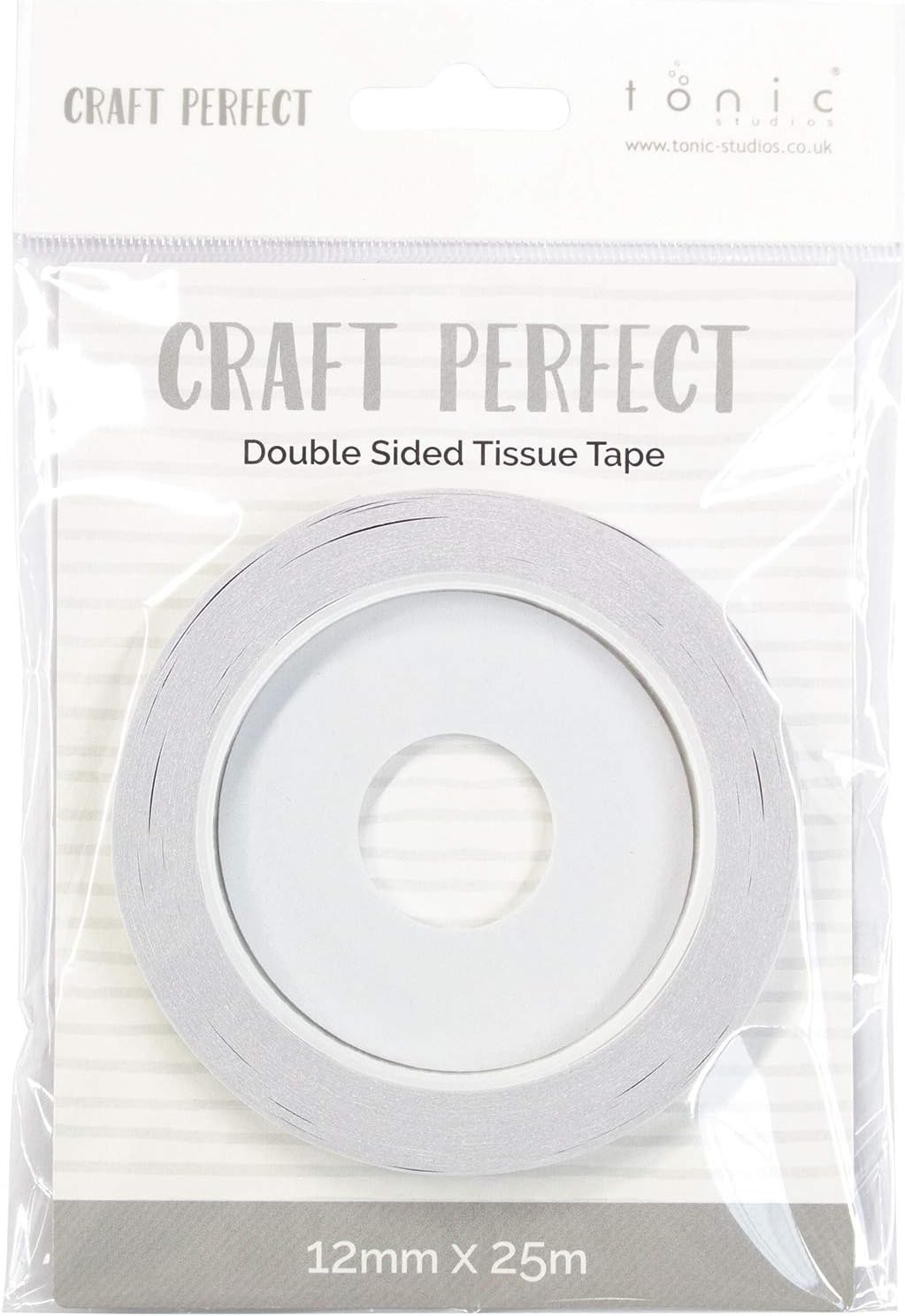 Craft Perfect Double-Sided Tissue Tape .47" X27.3yds-Clear
