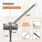 Straight Arm Operator with Handle for Left Window, 9-3/8 in